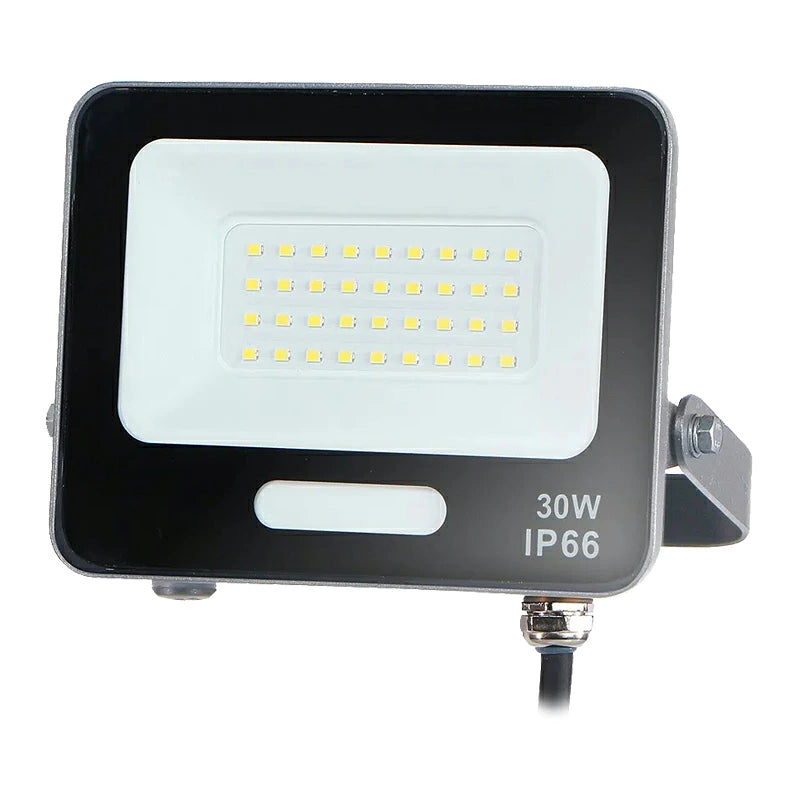 LED投光器 電球色 昼光色 黒 白 30W IP65 屋内 屋外 防塵 耐塵 防水 LEW030