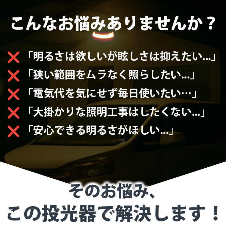 LED投光器 電球色 昼光色 黒 白 30W IP65 屋内 屋外 防塵 耐塵 防水 LEW030