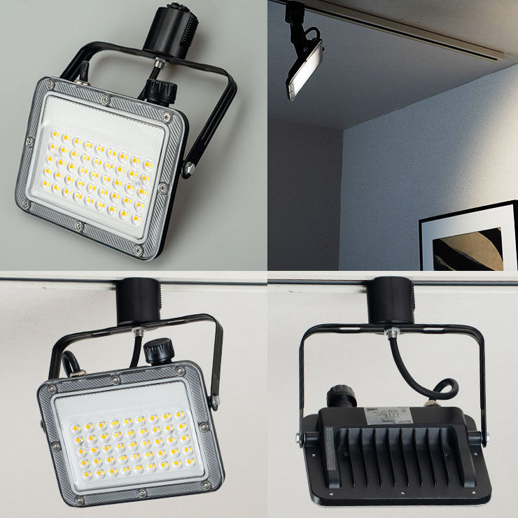 LED投光器 ダクトレール スポットライト 電球色 昼光色 黒 白 30W IP65 屋内 屋外 防塵 耐塵 防水 LEW030DRII ビームテック