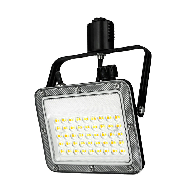 LED投光器 ダクトレール スポットライト 電球色 昼光色 黒 白 30W IP65 屋内 屋外 防塵 耐塵 防水 LEW030DRII ビームテック