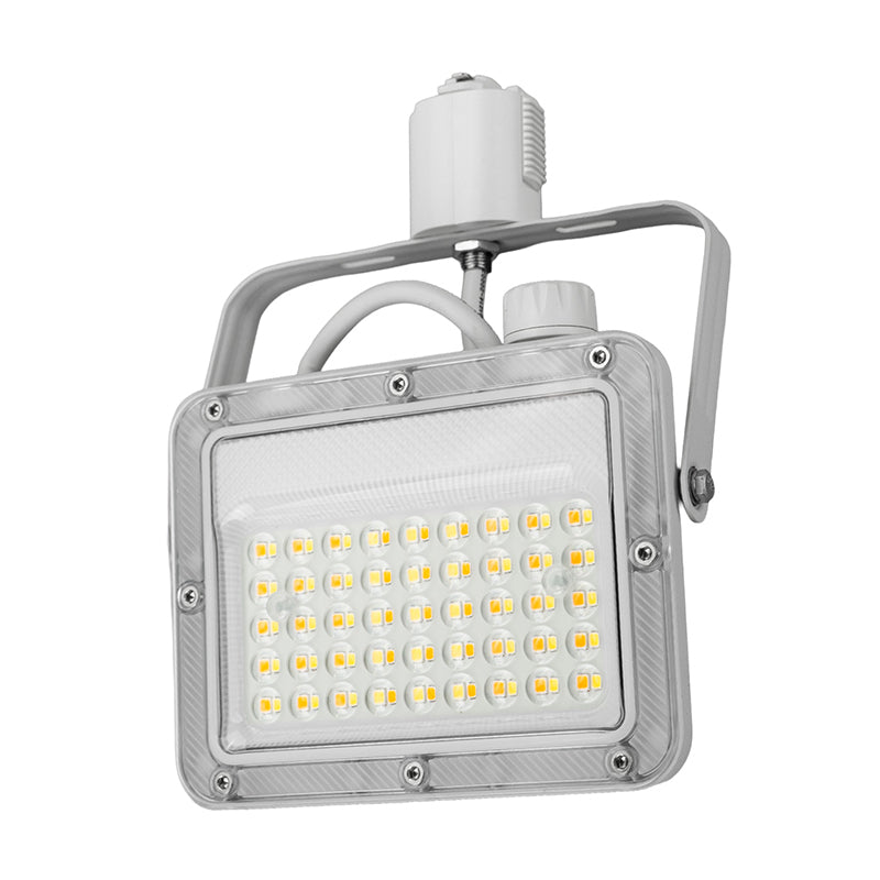 LED投光器 ダクトレール スポットライト 電球色 昼光色 黒 白 30W IP65