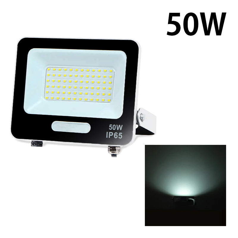 LED投光器 電球色 昼光色 黒 白 50W IP65 屋内 屋外 防塵 耐塵 防水