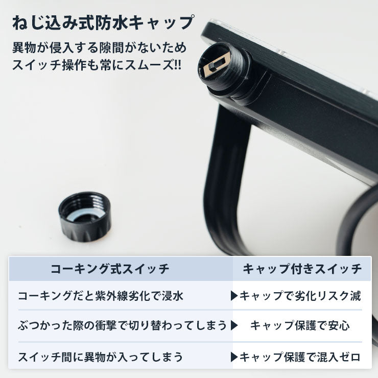 LED投光器 電球色 昼白色 昼光色 黒 白 100W IP65 屋内 屋外 防塵 耐塵 防水 ビームテック LEW100DOUII