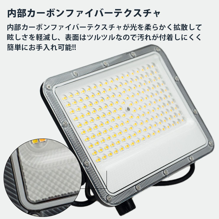LED投光器 電球色 昼白色 昼光色 黒 白 100W IP65 屋内 屋外 防塵 耐塵 防水 ビームテック LEW100DOUII