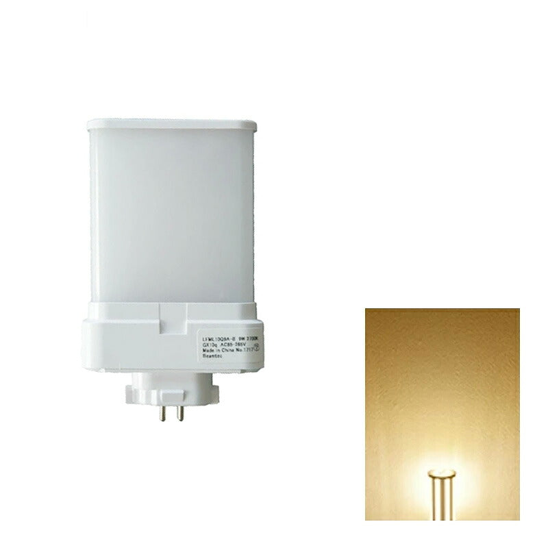 LED コンパクト蛍光灯 コンパクト蛍光灯LED LED蛍光灯 FML18形 GX10Q 虫対策 消費電力 9W 電球色 990lm 昼白色 990lm LFML10Q9II ビームテック