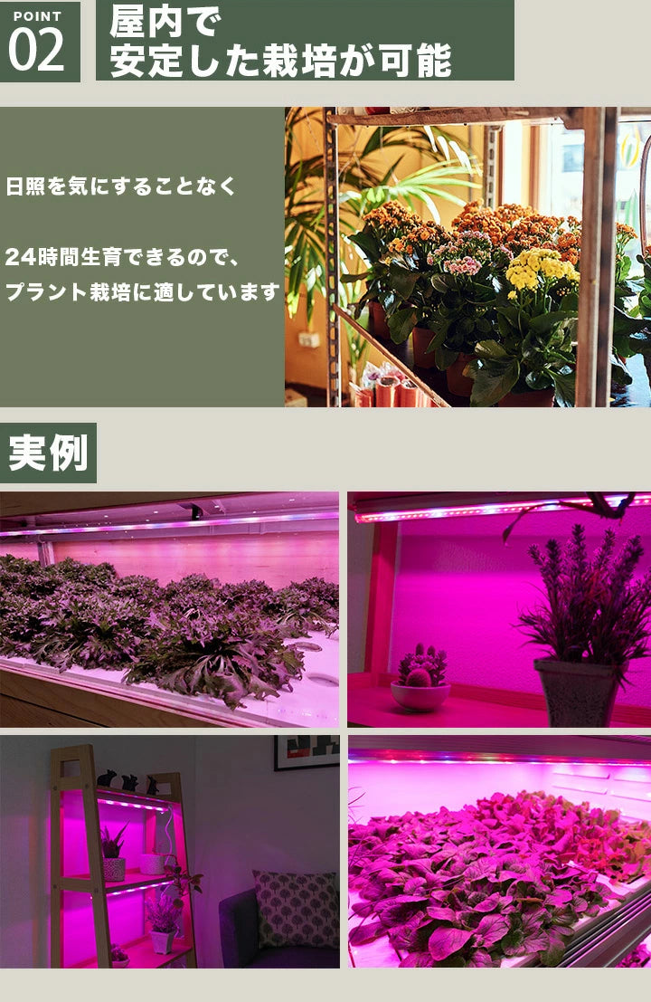 LED 植物育成 水耕栽培 LEDライト 観葉 植物 育成 ガーデニング 植物育成ライト LED蛍光灯 20W 器具一体型 直管 T5 LG20-T5R ビームテック
