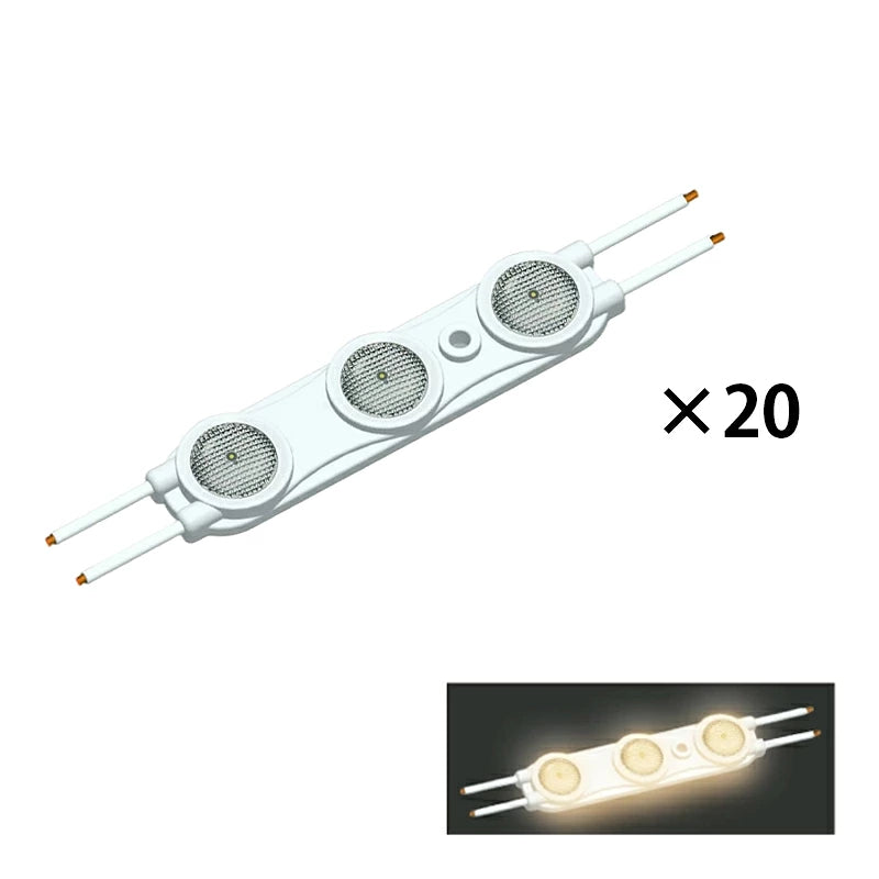 LEDモジュール 2W 防水 3灯 電球色 昼光色 LH2835-A3 ビームテック