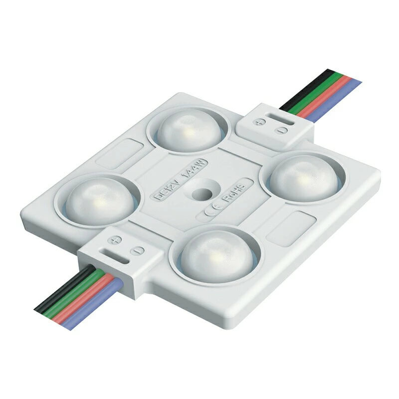 LEDモジュール DC12V 1.44W 防水 4灯 赤 青 緑 RGB LH5050-D4RGB ビームテック