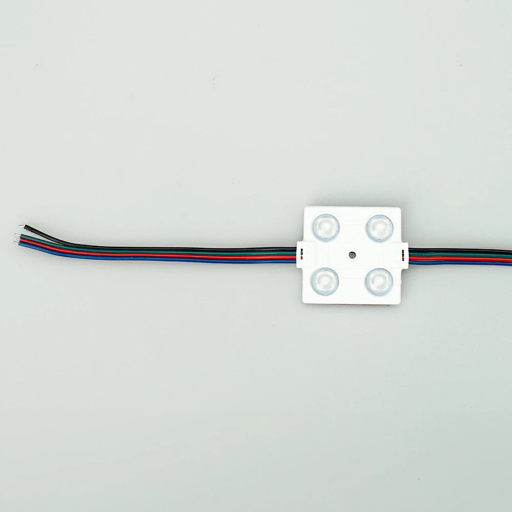 LEDモジュール DC12V 1.44W 防水 4灯 赤 青 緑 RGB LH5050-D4RGB ビームテック