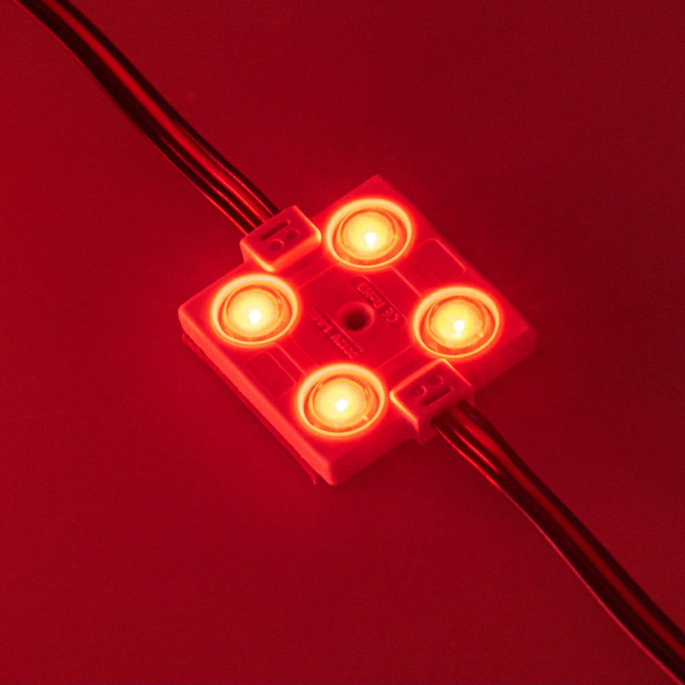 LEDモジュール DC12V 1.44W 防水 4灯 赤 青 緑 RGB LH5050-D4RGB ビームテック