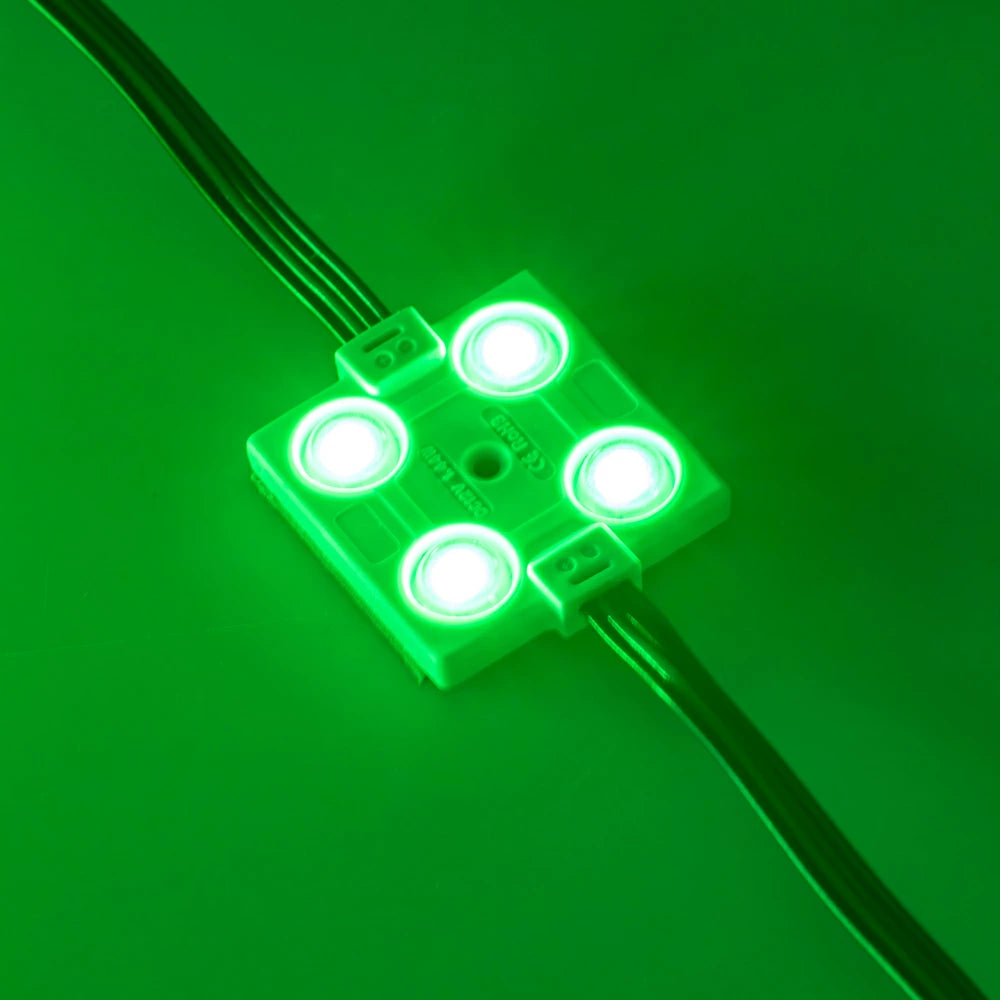 LEDモジュール DC12V 1.44W 防水 4灯 赤 青 緑 RGB LH5050-D4RGB ビームテック