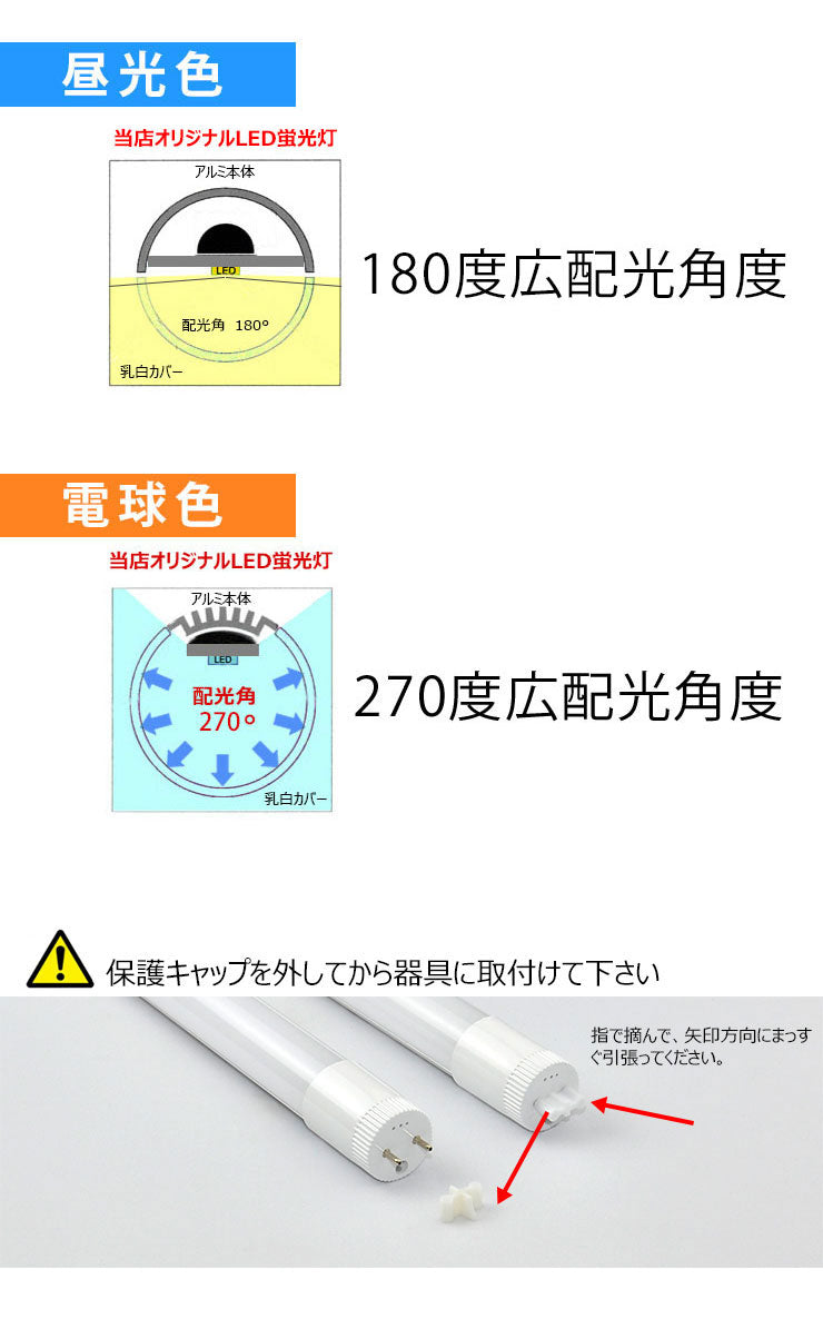 LED蛍光灯 32W形 直管 直管LED 虫対策 電球色 1380lm 昼光色 1480lm LT32K-III ビームテック – ビームテック  ONLINE SHOP