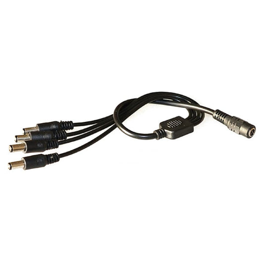 4分岐ケーブル LEDテープライト用 DCジャック 変換 12V 24V対応 全長40cm LW4Y ビームテック
