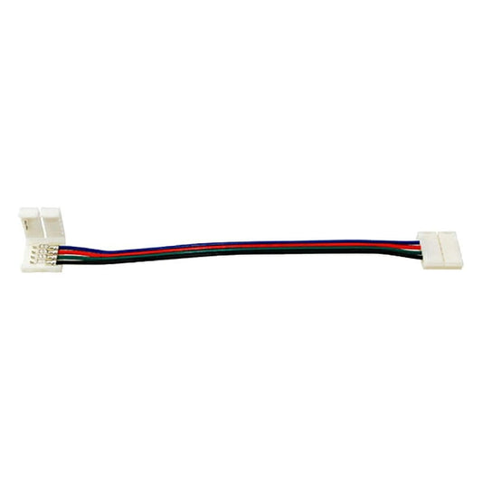 両側コネクター 延長ケーブル LEDテープライト RGB用 テープ幅10mm 4ピン SMD5050 対応 半田付け不要 LWRGB2K ビームテック