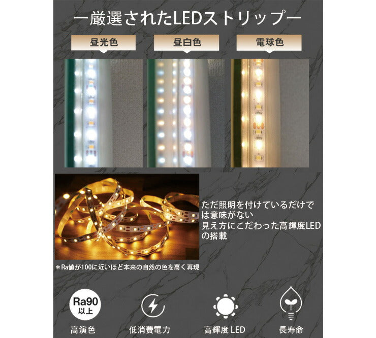 LEDミラー ミラー ライト付き ウォールミラー 楕円 調光 調色 50x70cm 照明 おしゃれ 鏡 壁掛け 丸 モダン 浴室 壁掛け デザイン オシャレ 丸型 オーバル トイレ 化粧 鏡 DIY 新築 リノベ 洗面 パウダールーム ラウンド メイク MIRROR