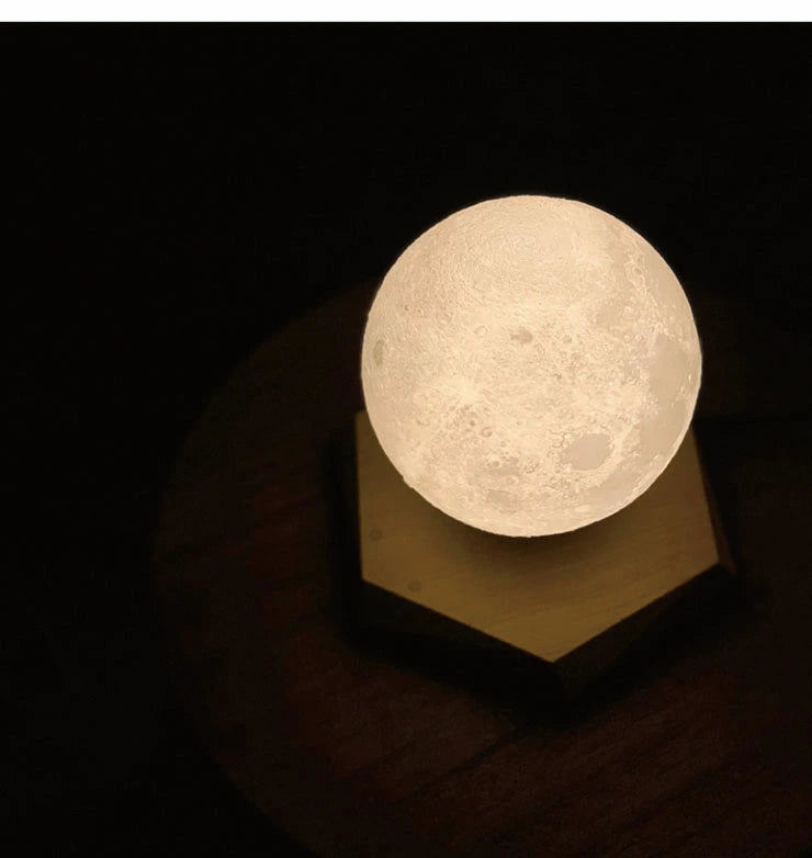 月 ライト 月のランプ LED 月型 ムーンライト 間接照明 月の満ち欠け 授乳ライト プラネタリウム ランプ FloatingMoon