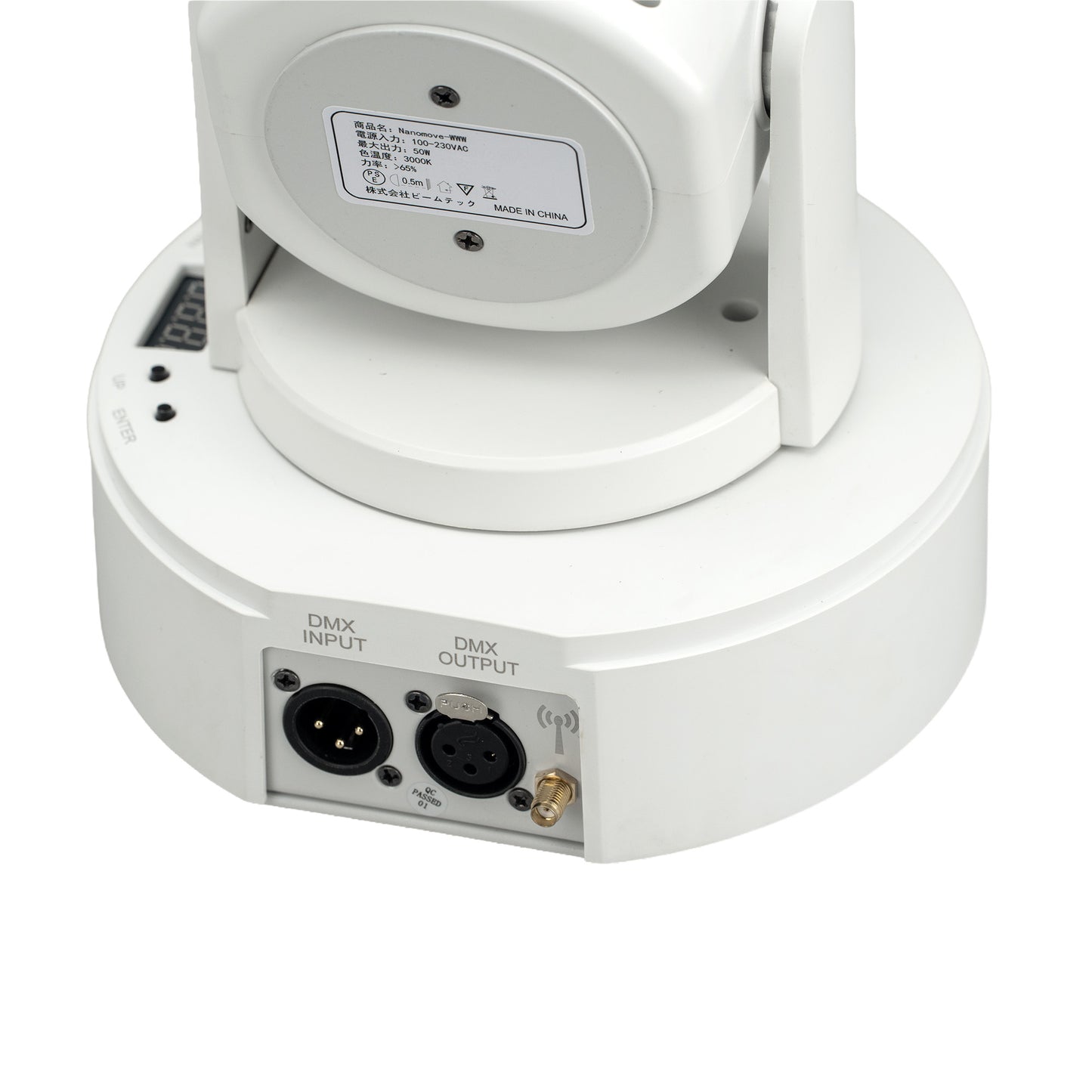 LED ムービングライト 50W 舞台照明 演出 3チャンネル DMX512 E50 Nanomove ビームテック