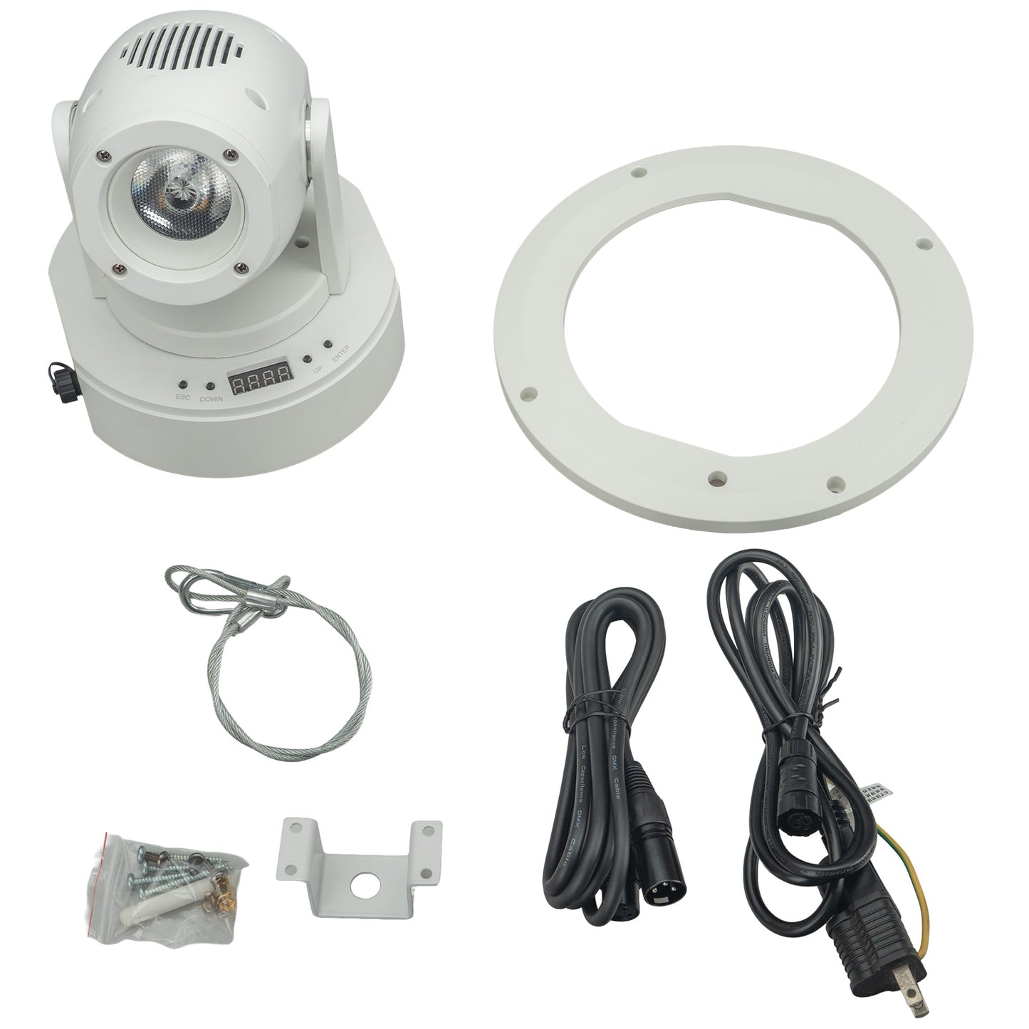 LED ムービングライト 50W 舞台照明 演出 3チャンネル DMX512 E50 Nanomove ビームテック