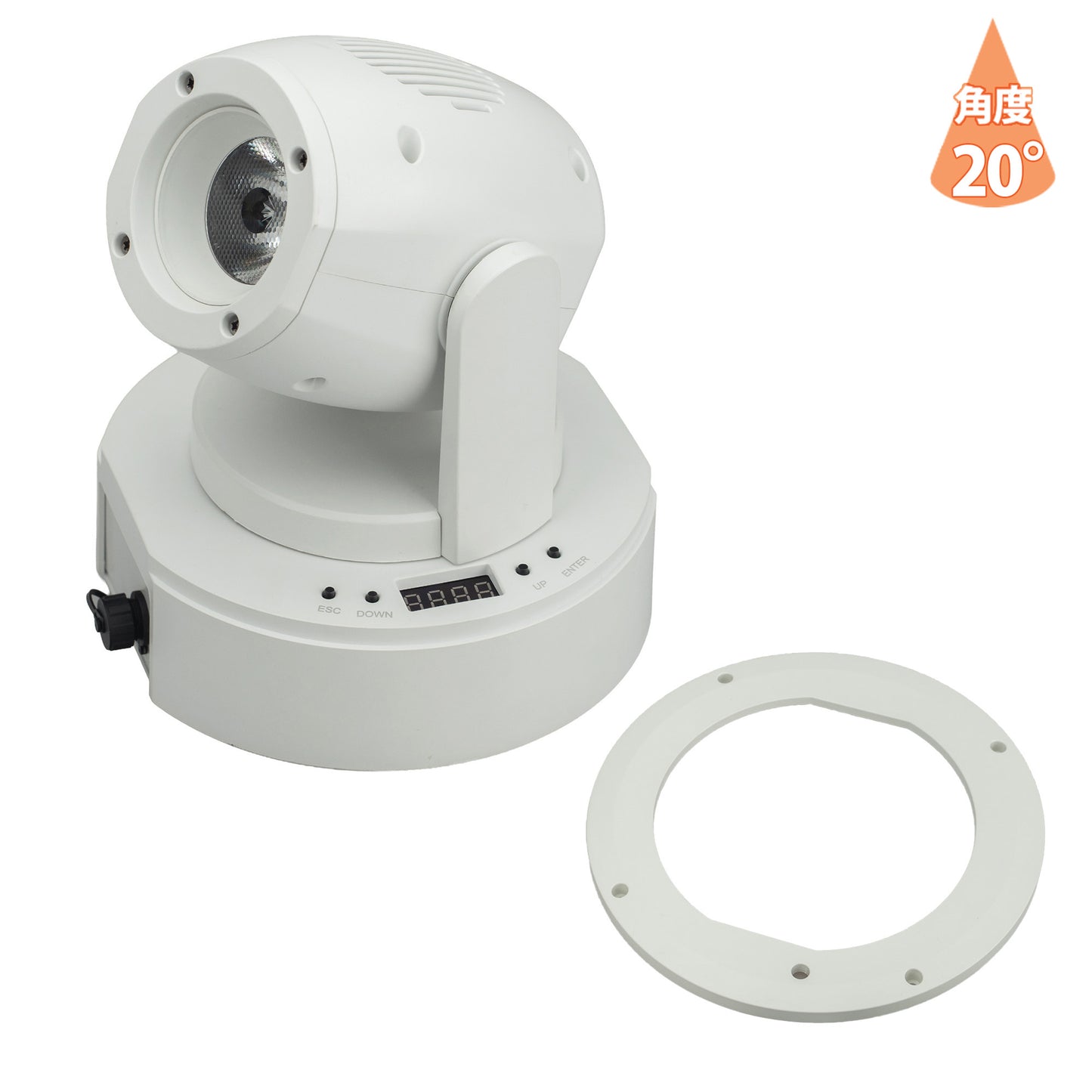 LED ムービングライト 50W 舞台照明 演出 3チャンネル DMX512 E50 Nanomove ビームテック