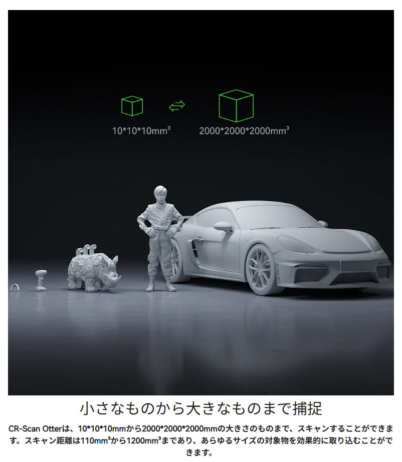 Creality Otter 3Dプリンター スキャナー 3Dスキャナー