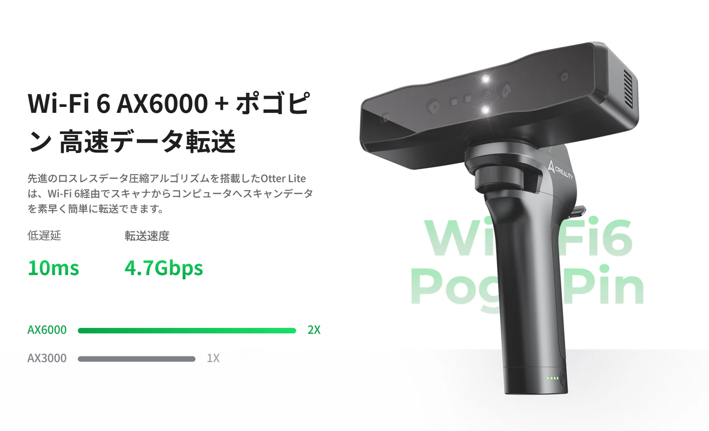 Creality Otter Lite 高精度3Dスキャナー 正規取扱店 ビームテック