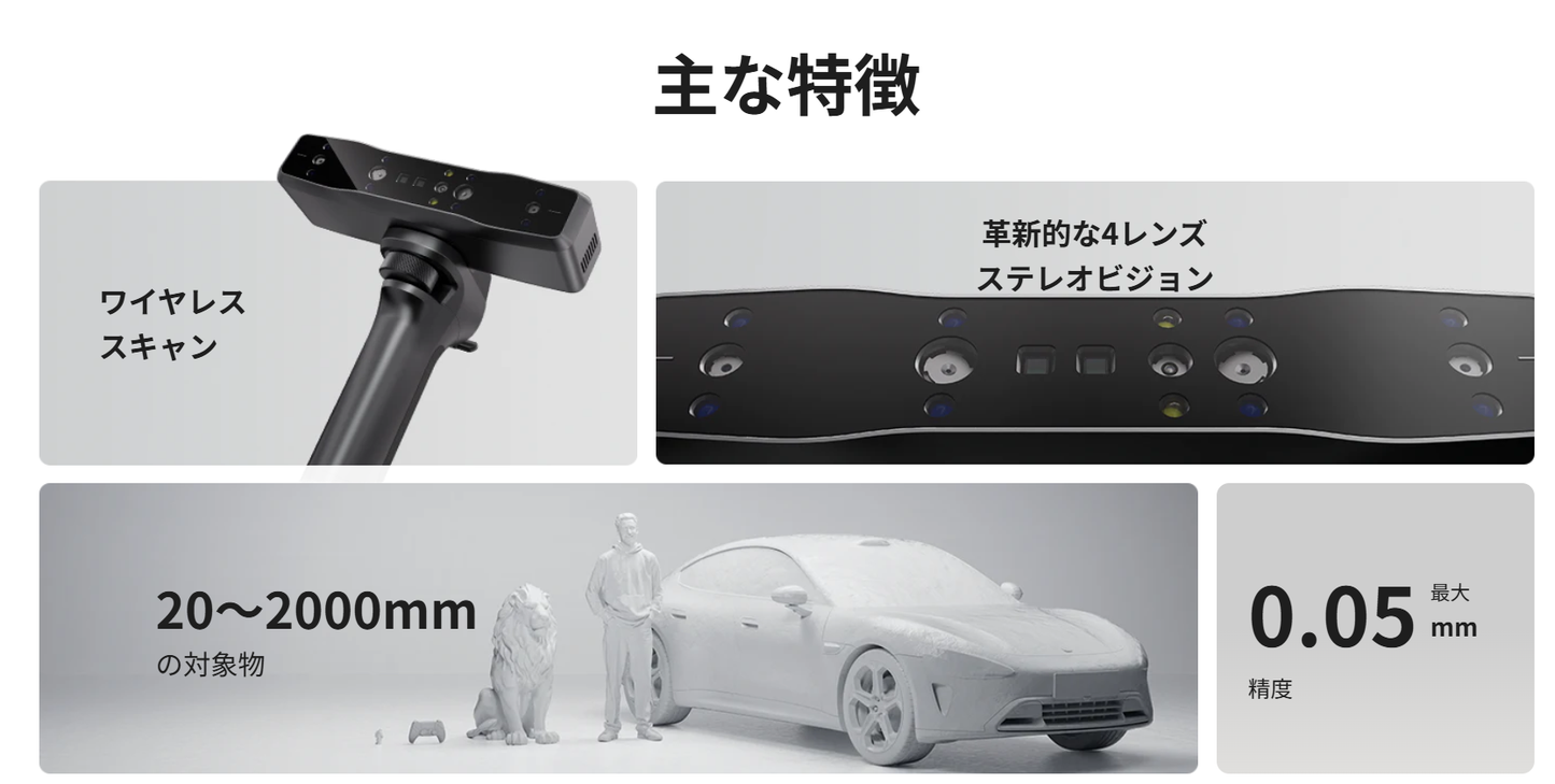 Creality Otter Lite 高精度3Dスキャナー 正規取扱店 ビームテック