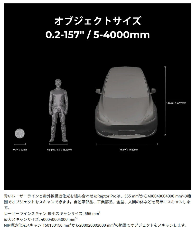Creality RaptorPro 3Dプリンター スキャナー 3Dスキャナー Creality 正規取扱店