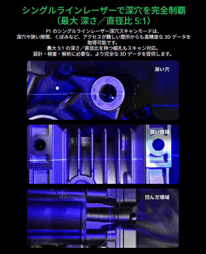 Creality Sermoon P1 3Dスキャナー プロフェッショナル向け オールインワン 3D スキャナー 正規取扱店 ビームテック