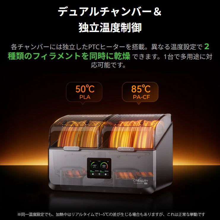 Creality SpacePi-X4 フィラメント ドライヤー 乾燥 保管ボックス 正規取扱店 SpacePi-X4
