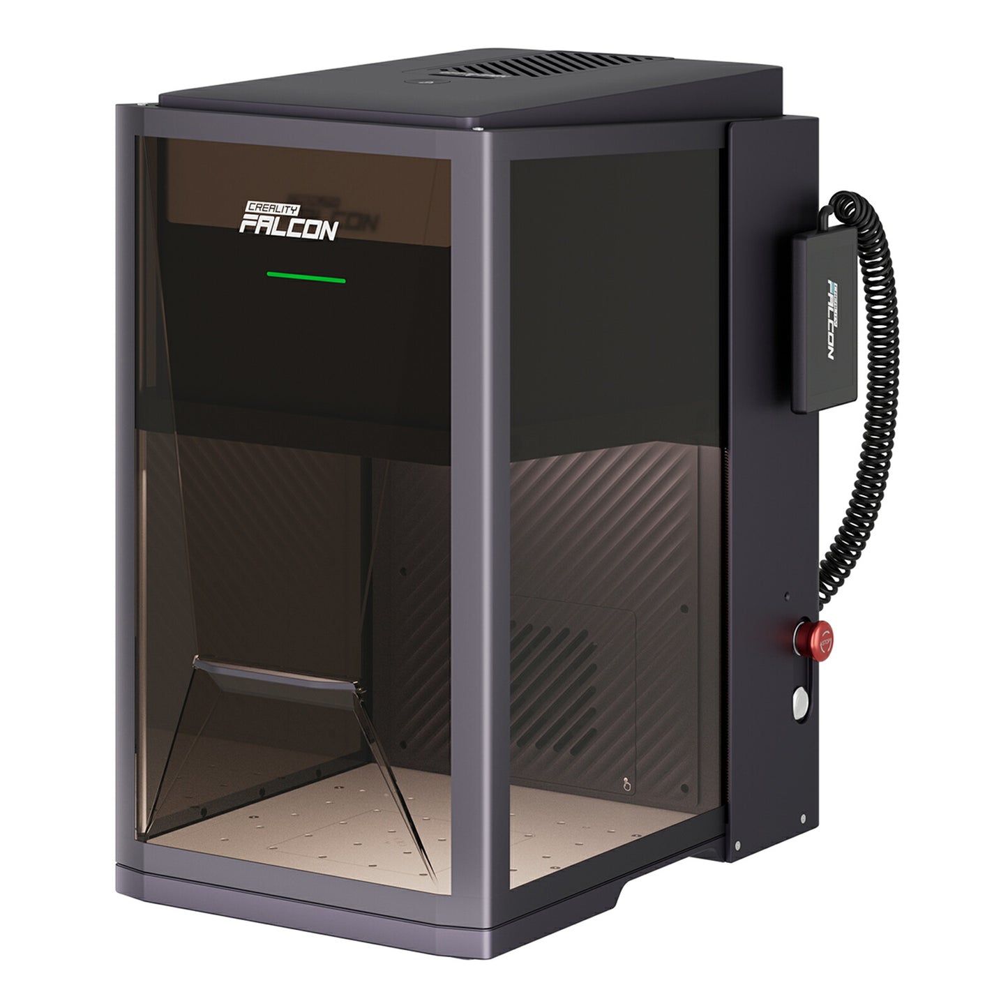 Creality Falcon T1 ファイバー 20W レーザー 彫刻機 カッター 刻印機 金属加工 金属彫刻 ステンレス アルミ 真鍮 金 銀 プラチナ プラスチック 工業用 業務用 工具 Windows MacOS 正規取扱店 ビームテック