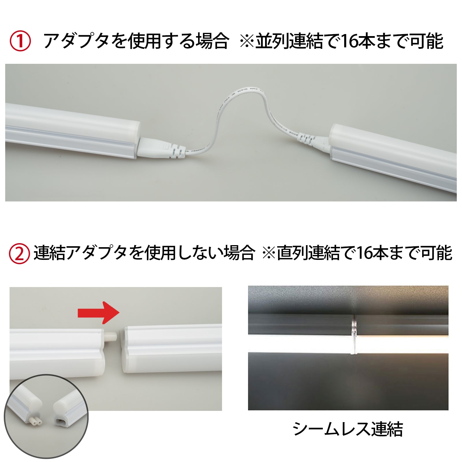 LED蛍光灯 T5 40W形 40形 直管 器具 照明器具 1灯 一体型 ベースライト