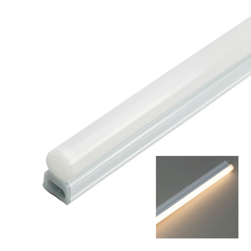 LED蛍光灯 T5 20W形 20形 直管 器具 照明器具 1灯 一体型 ベースライト スリム シームレス 虫対策 電球色 1000lm 昼白色 1100lm T5LT20-R ビームテック