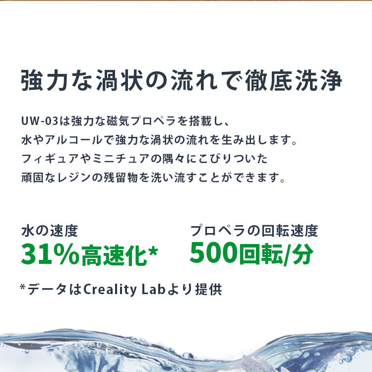 Creality UW-03 3Dプリンター用 洗浄 硬化機 DIY 入門版 家庭用