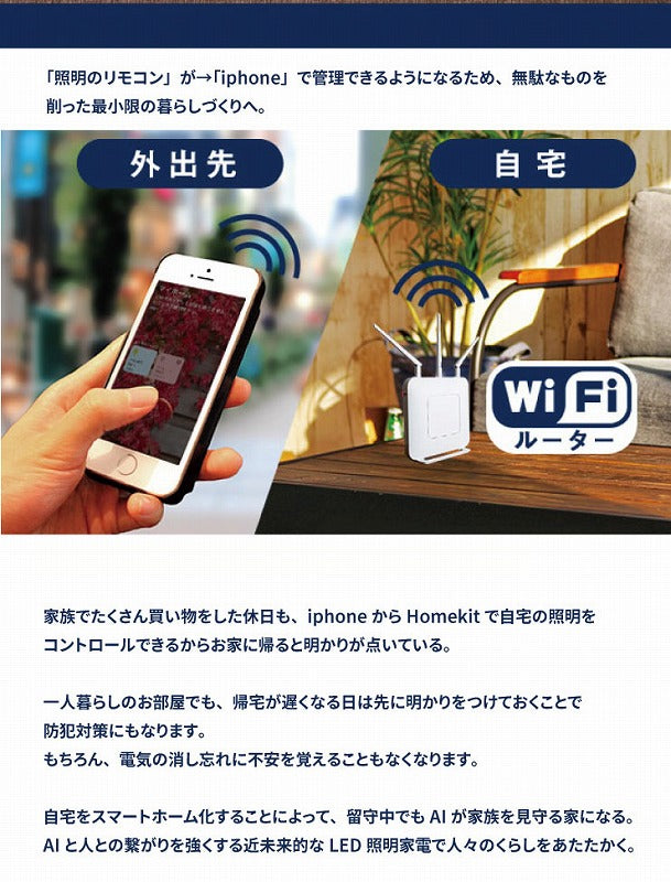 LEDシーリングライト スマートトークライコン for Homekit CL-12WIFI