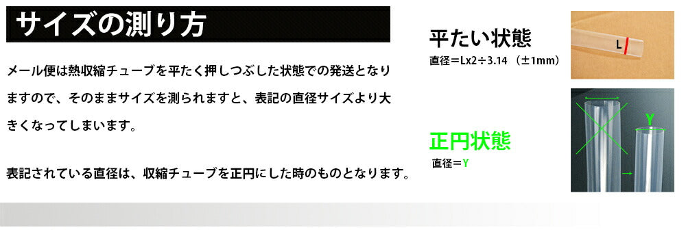 数量限定】 1m 熱収縮チューブ 透明 150mm THS150 ビームテック