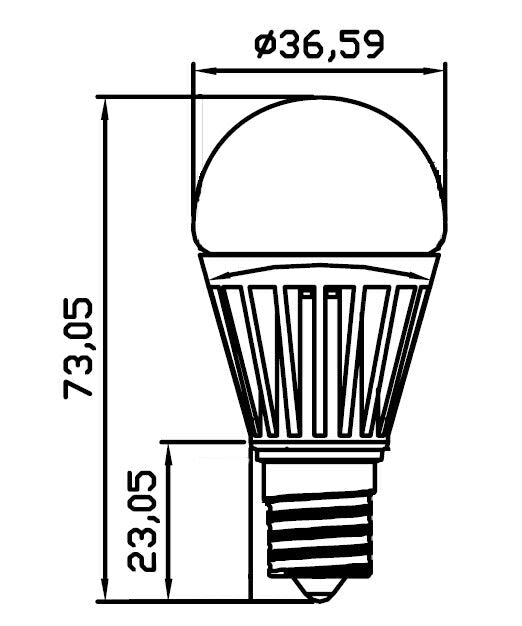 LED電球 E17 ミニクリプトン 45W 相当 180度 高演色 虫対策 電球色 390lm 白色 420lm 昼光色 450lm LB9317 ビームテック