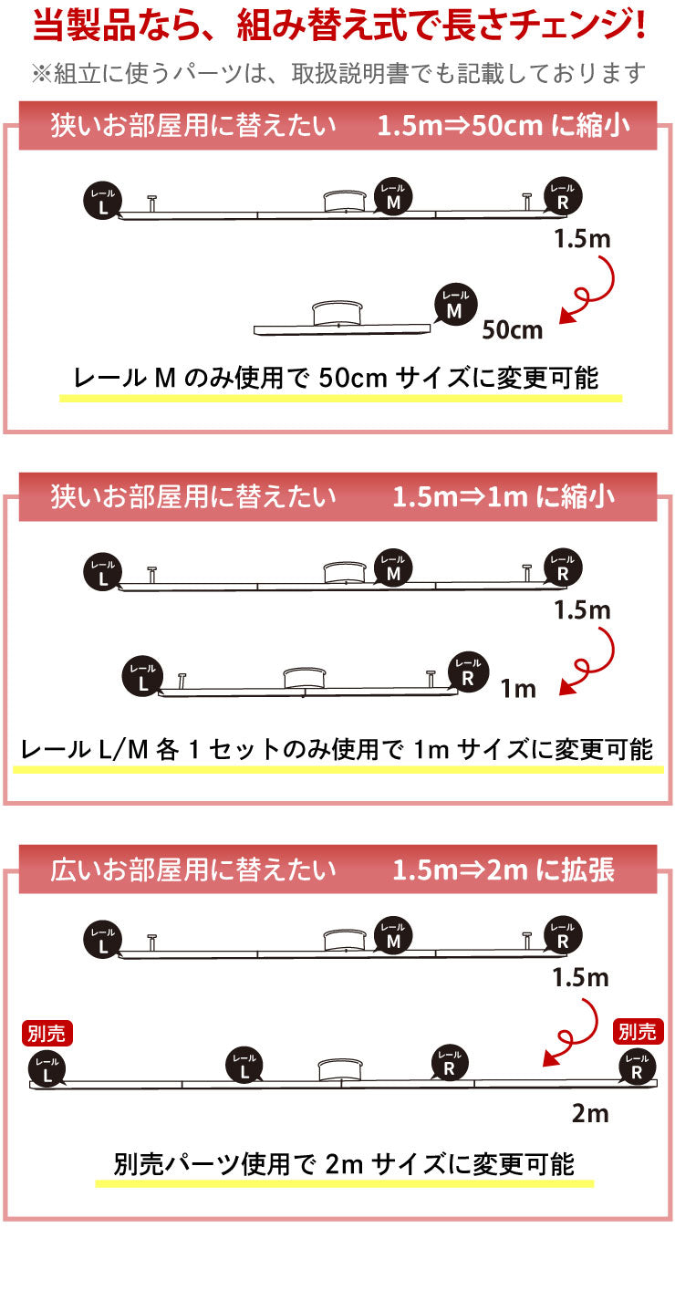 ダクトレール 1.5m ダクトレール ライティングレール シーリングライト おしゃれ スポットライト 1.5m 間接照明 DRS150-SIII