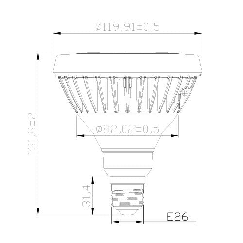 LED スポットライト 電球 E26 ハロゲン 150W 相当 防水 36度 虫対策 電球色 1800lm 昼白色 1850lm LDR18-MGW38 ビームテック