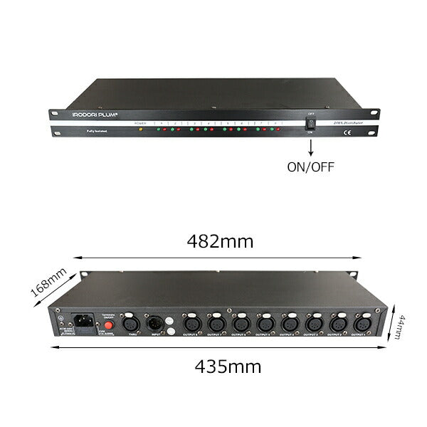 DMXスプリッター e-lite DMXS4w - エフェクター