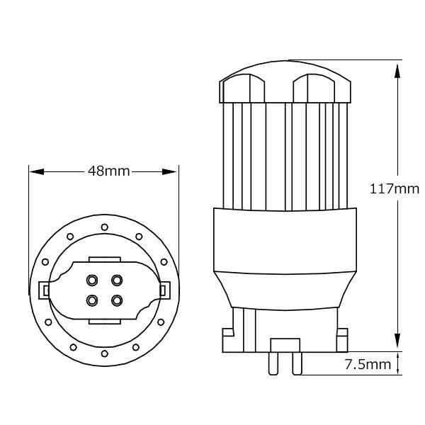 LED コンパクト蛍光灯 コンパクト蛍光灯LED LED蛍光灯 FDL13形 GX10Q