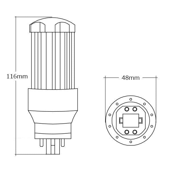 LED コンパクト蛍光灯 コンパクト蛍光灯LED LED蛍光灯 FHT16形 GX24Q