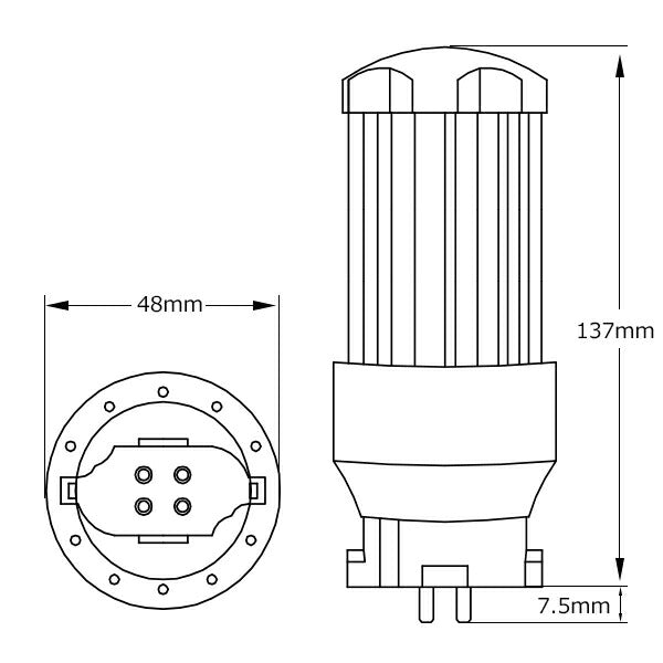 LED コンパクト蛍光灯 コンパクト蛍光灯LED LED蛍光灯 FDL27形 GX10Q