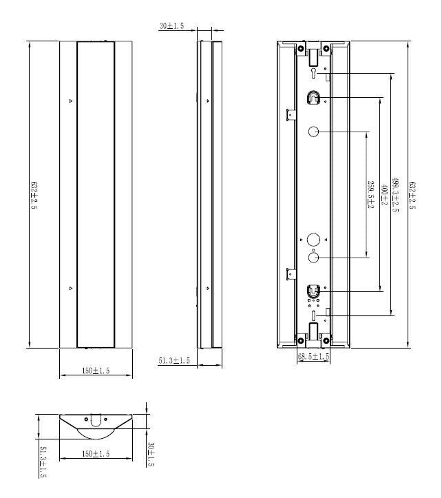 LED蛍光灯 20W 20形 直管 器具 照明器具 1灯 一体型 ベースライト 逆富士 両側給電 虫対策 電球色 1000lm 昼白色 1100lm 昼光色 1100lm FLR201BT-LT20K-III ビームテック