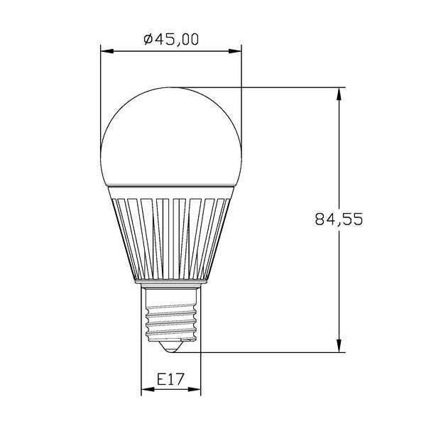 LED電球 E17 ミニクリプトン 100W 相当 300度 調光器対応 虫対策 濃い