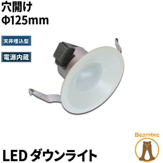 【数量限定】LEDダウンライト φ125 電球色 昼白色 LD125P10 ビームテック