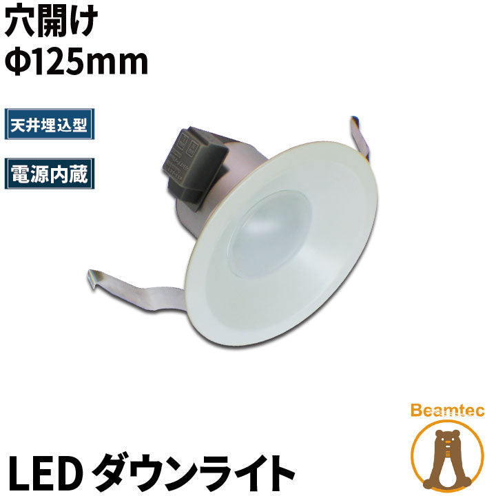 LEDダウンライト φ125 電球色 昼白色 LD125P10 ビームテック