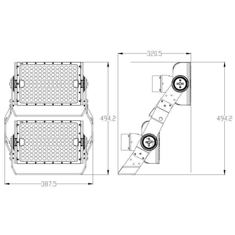 LED投光器 600W 投光器 LED 屋外 看板 駐車場 倉庫 工場 作業灯 防犯灯 LED高天井用照明器具 LEG600 ビームテック