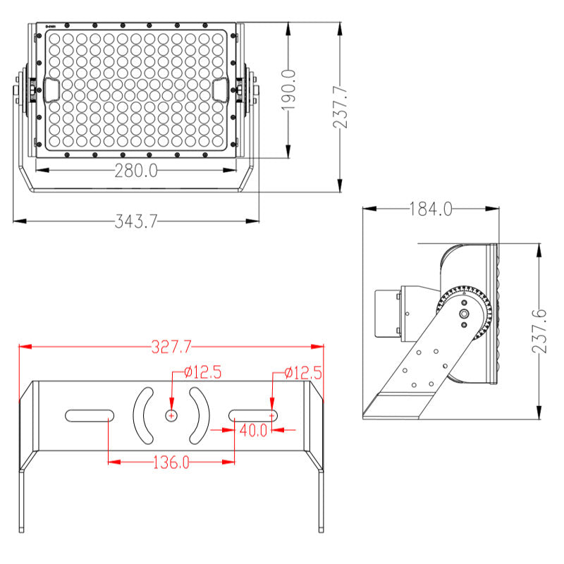 LED投光器 600W 投光器 LED 屋外 看板 駐車場 倉庫 工場 作業灯 防犯灯 LED高天井用照明器具 LEG600 ビームテック