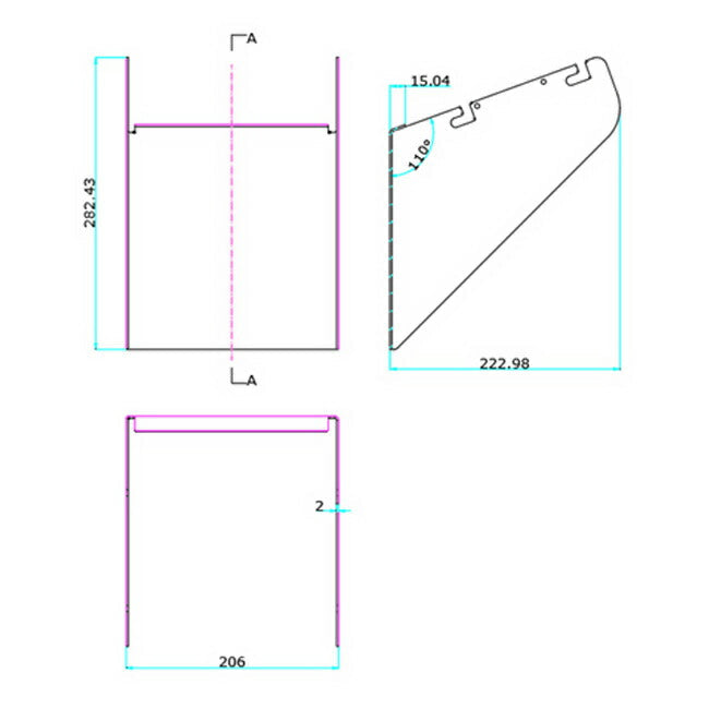 LEPシリーズ LEP200 LEP300 専用ルーバー LEPCOVER02 ビームテック