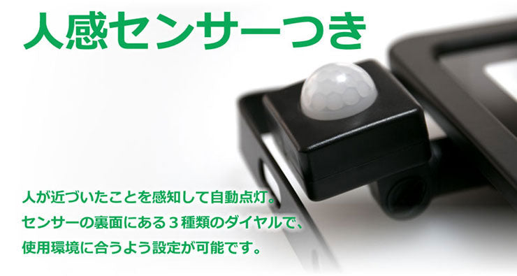 LED投光器 センサー 電球色 昼光色 黒 30W IP65 屋内 屋外 防塵 耐塵 防水 LES030 ビームテック